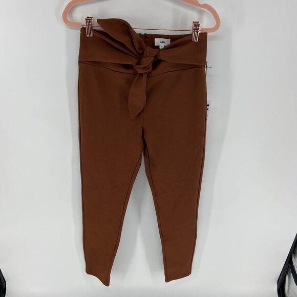 Revolve LPA Wander high waist brown legging Tie waist skinny cut NWT Womens M - Picture 3 of 8